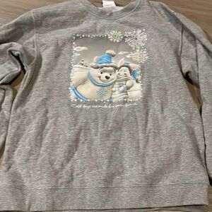 VTG Disney Pooh & Piglet  Sweatshirt “Cold Days Are Made For Warm Friends” M